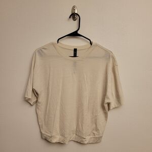 VGUC Lululemon Lab Tan Short Sleeve Top, Size 8
